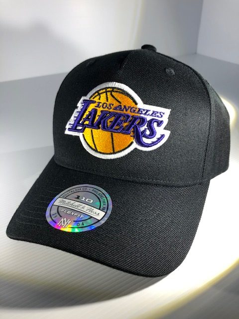 Mitchell & Ness Flexfit 110 NBA LA Lakers The Black/Team Colour Logo Snapback OSFA